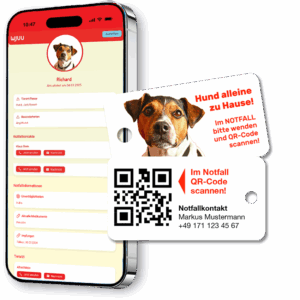 Schlüsselanhänger für Haustierbesitzer für den Notfall Hund Jack Russell Terrier
